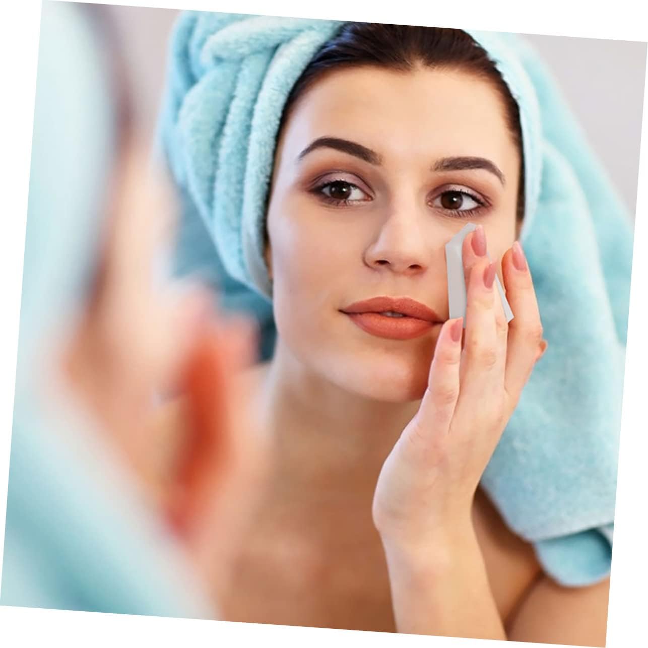 NIYANGLE 50Pezzi Sponge Makeup Applicator Spugnettper Polvere Accessori Cosmetici Professionali Per Applicazione Umida Per Fondotinta