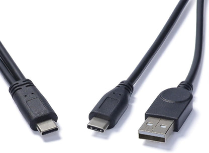 Type C Adapter and Charging Cable with IC Sound Card for Live Streaming and Charging Simultaneously On Devices