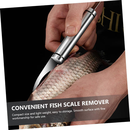 Alipis 4 Pezzi Taglia Gamberetti Freddo Cucina Gadget Crepe Pulitore di Gamberetti Roti Poggiautensili per Granchio Macchina Automatico Utensile Reti da Pesca Silver Acciaio Inossidabile