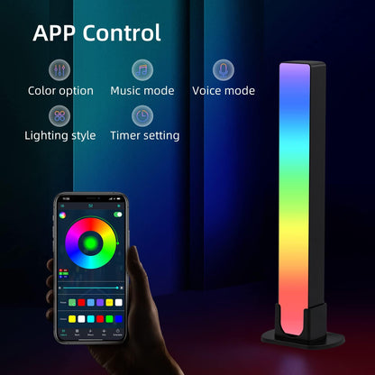 Mcbazel Smart Lighting LED Bar Lights RGB with APP Control/Remote Control RGB Mood Lamp for TV, PC, Games, Movies, Room Decoration