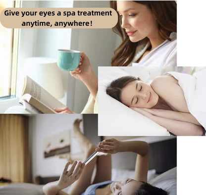 Eye Massager, Red Light Therapy for Eyes, Led Therapy Glasses, Eyes Bag Remover, Under Eyes Beauty Device for Dark Circles Wrinkles Puffiness Relax Eye Strain