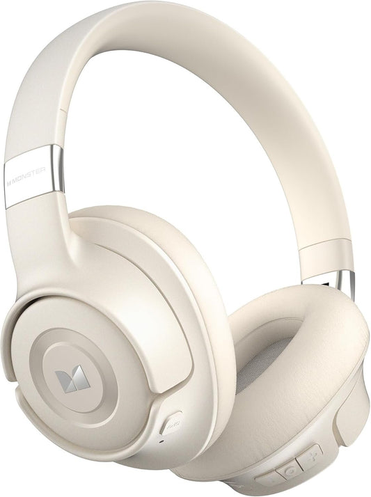 Monster Persona SE ANC Active Noise Cancelling Headphones, Bluetooth Headphones Over Ear with 60H Playtime, HiFi Stereo Audio, Deep Bass, Wireless Headphones for Home Office