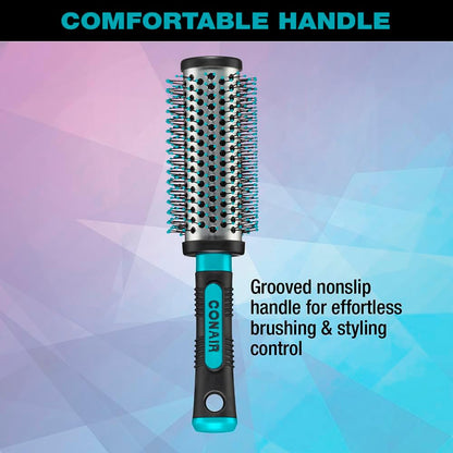 Conair Salon Results Round Hair Brush - Hair Brush Blow Dryer - Large Round Brush for Blow Out - Nylon Bristles - curly hair brush - hair brushes for women - hair brushes for women