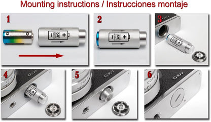 Adaptor + 2 Batteries for Yamaha Electro 35, (GL, GSN, GTN, GT, G, GS), AX SLR and MG1 - (PX32 to 4LR44)