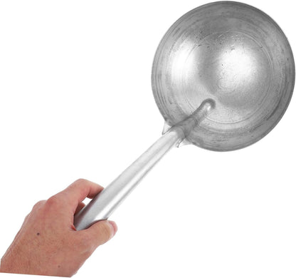 Abaodam Iron Water Ladle Scoop for Feeding and Watering Durable Heavy Duty Metal Construction with Ergonomic