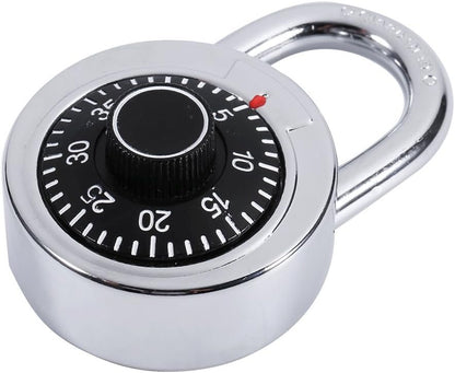 Combination Code Lock Safe Security for Luggage Suitcase Round Dial Number Padlock Zinc Alloy