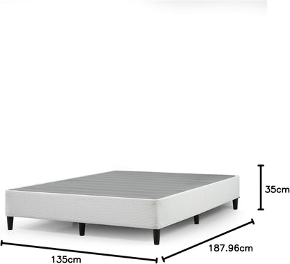 Zinus Double Bed Base Smart Ensemble Mattress Foundation - White