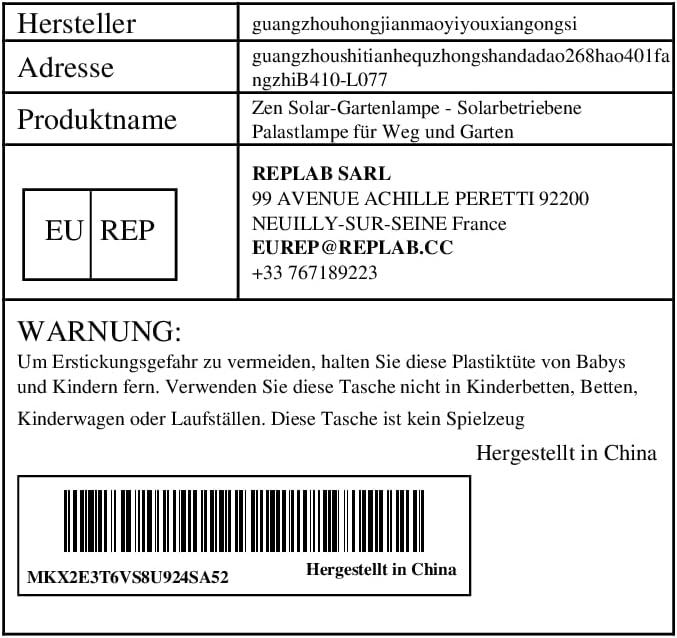 Zen Solar Garden Lamp - Solar Powered Palace Lamp for Path and Garden | Elegant Outdoor Lantern for Patio, Courtyard and Villa Night Decoration with Soft Ambient Lighting