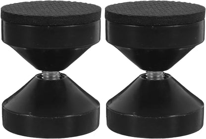 Amosfun 2Pcs Adjustable Headboard Stopper Threaded Bed Frame Anti-Shake Tool Head Board Stabilizer Pad Support S