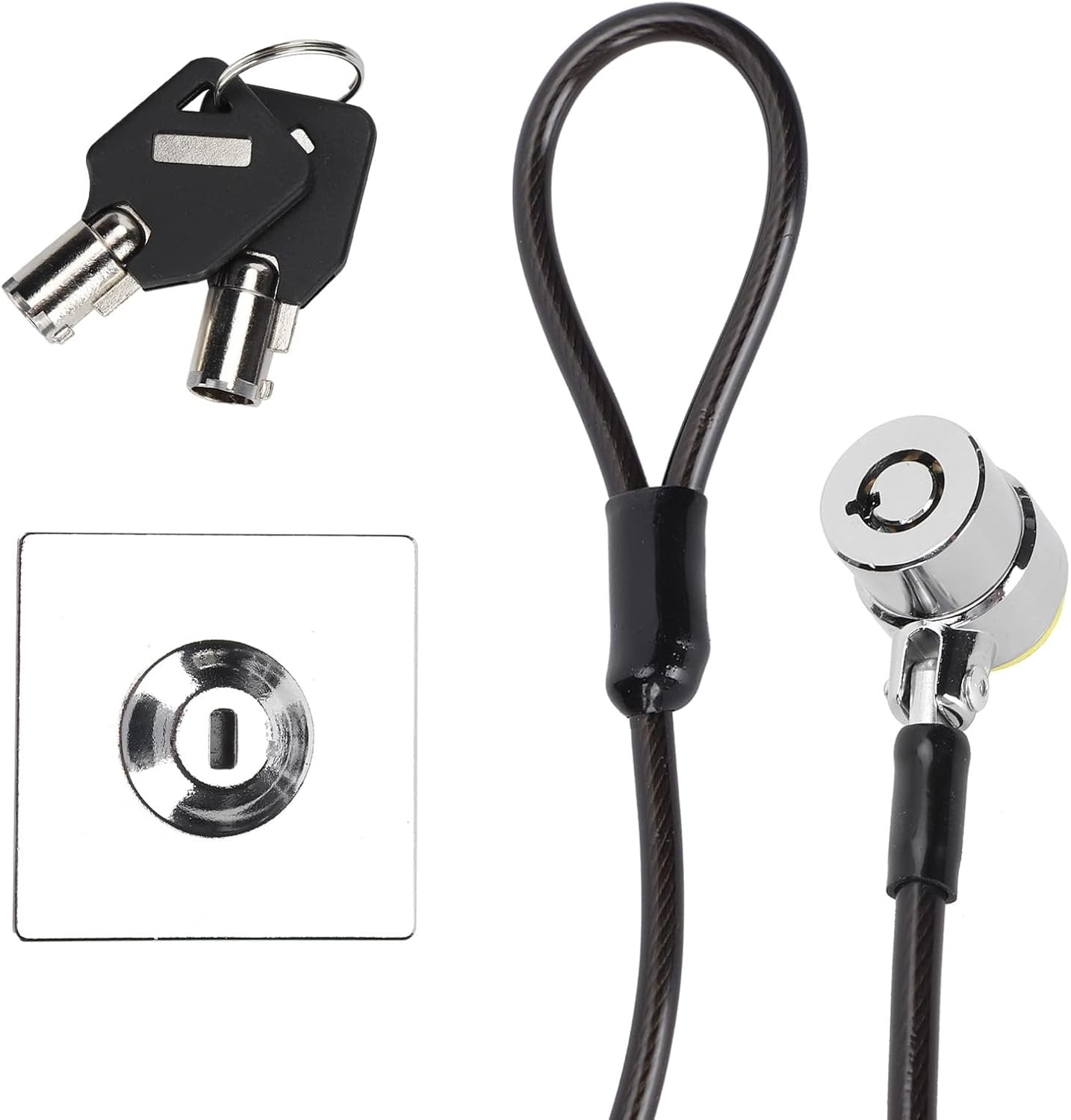 Laptop Lock Lock Antitheft Security Galvanized Cavo con Base di Blocco per - Soluzione di Sicurezza del Computer