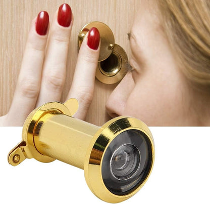 220 Gradi Visualizzatore di Grandi Porte, Pehofole di Sicurezza in Lega di Zinco con Copertura Pesante, per Case, Uffici, Hotel e Porte Anteriori, Vedere, Monitorare, Sbirciare le Persone (Diametro