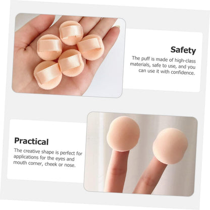 ERINGOGO 5 Pieces Mini Puff Powder for Women Travel Makeup Accessories for Foundation and Finishing Powder