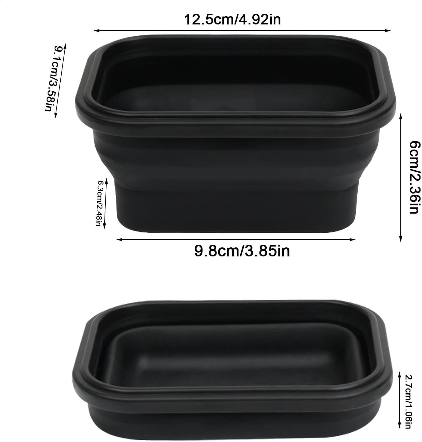 Portable Dog Bowl - Hygienic Compact | Dog Eating Bowl for Traveling on the Road, Watering Bowl for Outdoor, Travel, Walking, Hiking