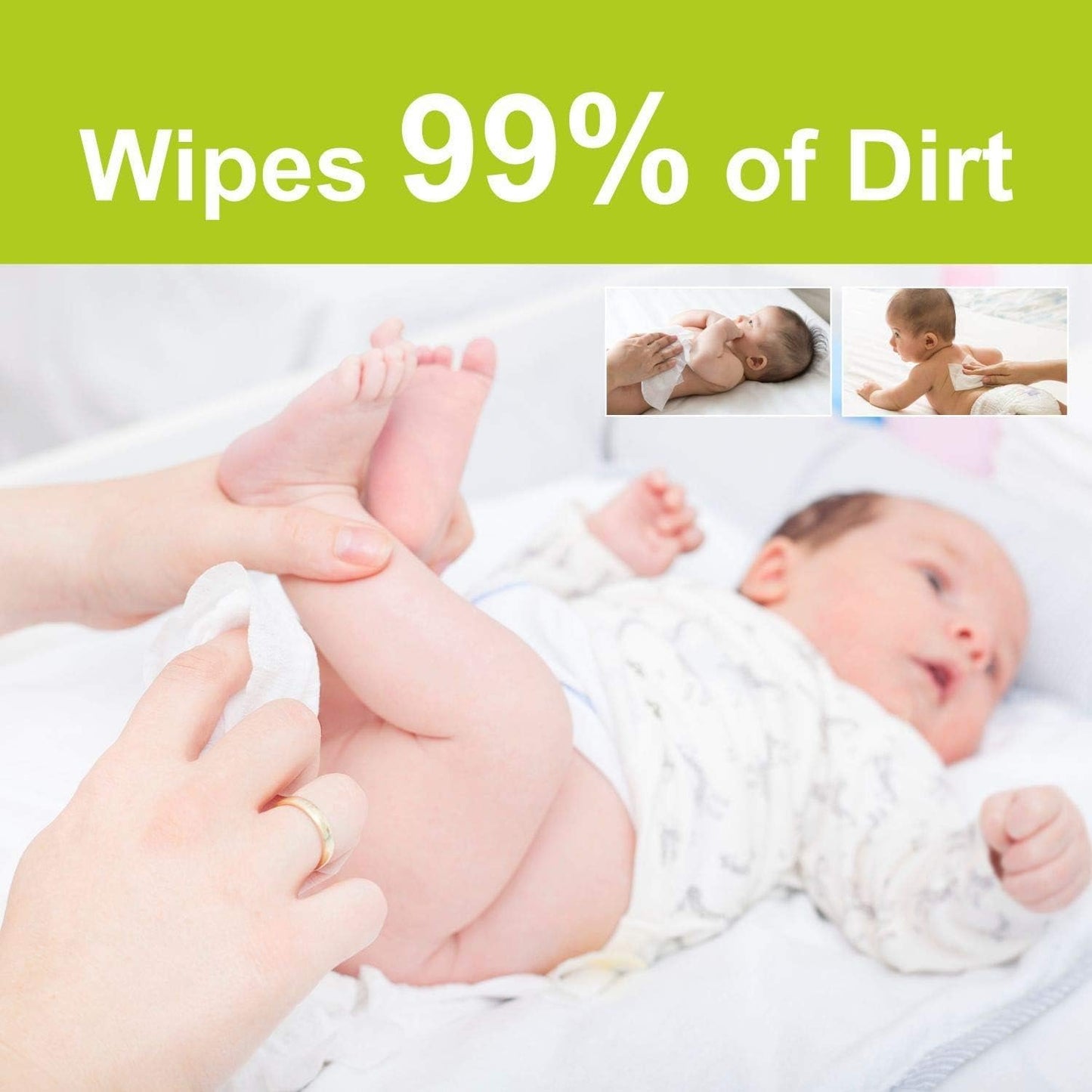 Bee.Baby. Fresh Aloe Vera Baby Wet Wipes - 1 Pack of 72 Pieces