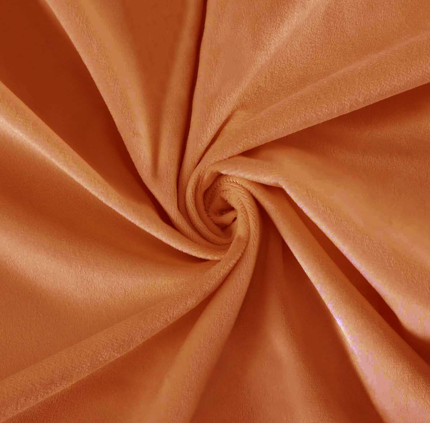 Cyuripu Set of 2 Velvet Burnt Orange Throw Pillow Covers 18 x 18 Inch Decorative Square Pillowcases Soft Cozy Cushion Cases for Couch Sofa Bedroom Living Room Home Decor 45 x 45 Cm