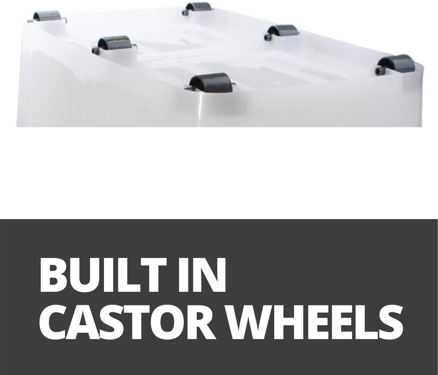 5 x HEAVY DUTY UTILITY STORAGE BINS 55L Stackable Plastic Storage Tub Container Clear Large Storage Box Tote Bin Boxes Bins With Durable Clip on Lid