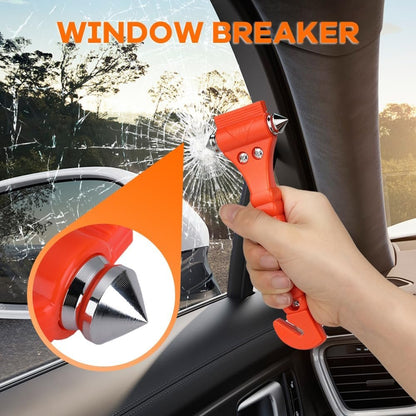 10 PCS Car Safety Hammer Emergency Escape Tool Auto Car Window Glass Hammer Breaker and Seat Belt Cutter Escape 2-in-1 for Family Rescue & Auto Emergency Escape Tools