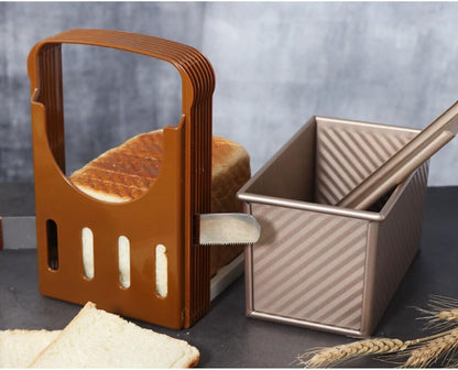 BEALIFE Utensile per affettare Il Pane Regolabile Gadget da Cucina per affettare Senza Sforzo Affettare Rapidamente Il Pane Affettatrice per Utensili da Cucina in ABS
