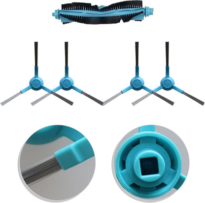 Essential Cleaning Parts - Kit di spazzole centrali e spazzole laterali per aspirapolvere Conga, adatto a una varietà di modelli popolari, inclusa la serie