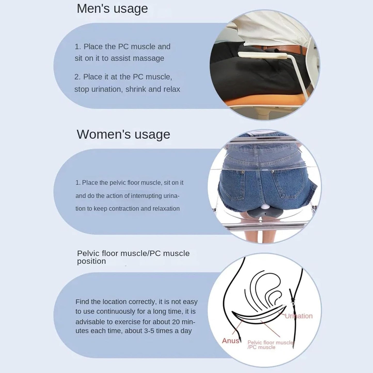 Kegel Exerciser and Thigh Slimmer, Butt Workout Equipment for Women, Cofortable Kegel Exerciser and Thigh Slimmer, Innovative Glute Workout Gear for Home and Gym, Boost Your Fitness Routine