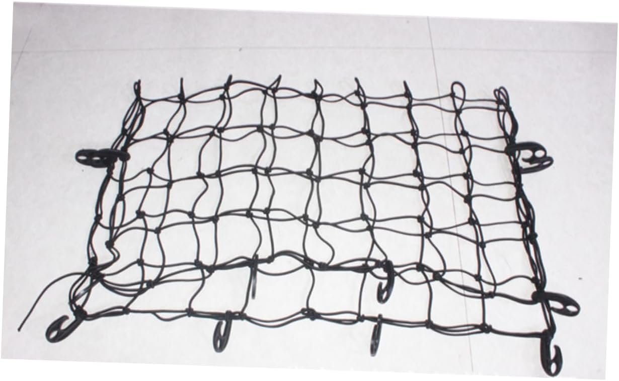 Car Elastic Mesh Trunk Storage Organizer Roof SUV Trunk Net Trunk Organizer for Trunk Cars Cars Trunk Mesh Net Car Trunk Cargo Basket Net Trunk Cargo Mesh Black Luggage Universal