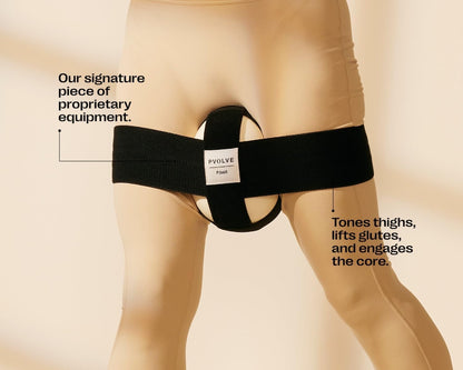 PVOLVE P.Ball- Home Gym Fitness Equipment to Exercise The Glutes and Tone The Thighs