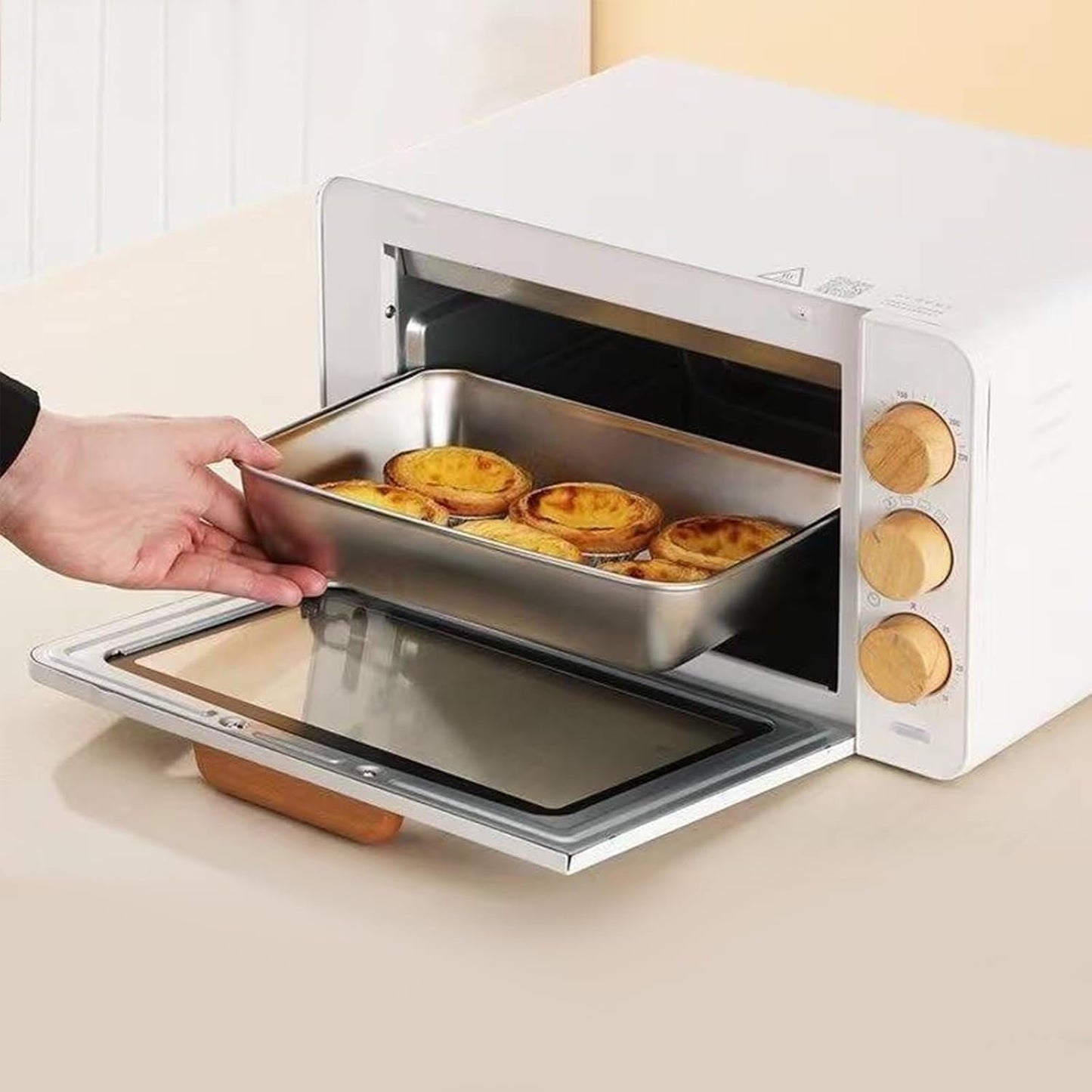 4pack Large Stainless Steel Food Containers Rectangle Food Storage Box Leak Proof Plastic Lid Airtight Meat Storage Container for Fridge,Kitchen Dishwasher Safe