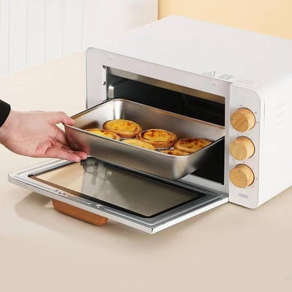 4pack Large Stainless Steel Food Containers Rectangle Food Storage Box Leak Proof Plastic Lid Airtight Meat Storage Container for Fridge,Kitchen Dishwasher Safe