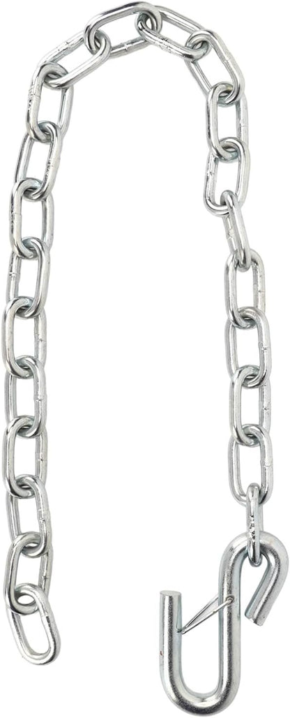Trailer Security Wire - Corde di sicurezza, 3500 lbs, lunghezza di uscita anti-catena, lunghezza 77 cm, carburatore di ferro, adatto per roulotte, camper, fissaggio rapido