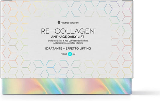 Re-Collagen Anti-Age Daily Lift Face Cream - ABC COMPLEX with Hyaluronic Acid - Anti Aging, Collagen - 50ml