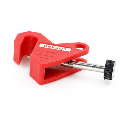 Circuit Breaker Lockout, Electric Air On-Off Locking Tool, Distribution System Lockout Isolation Device, Hand Lock For Home Safety And Security, 5.51x3.94x0.79 Inches