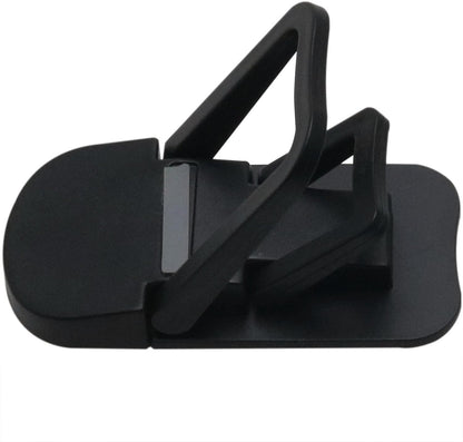 DGZZI 2PSC Portable Laptop Cooling Stand Adjustable Height Small Invisible Cooling Sticky Bracket Folding Storage Booster Stand Laptop Keyboard Foot Pad Support Stand Black