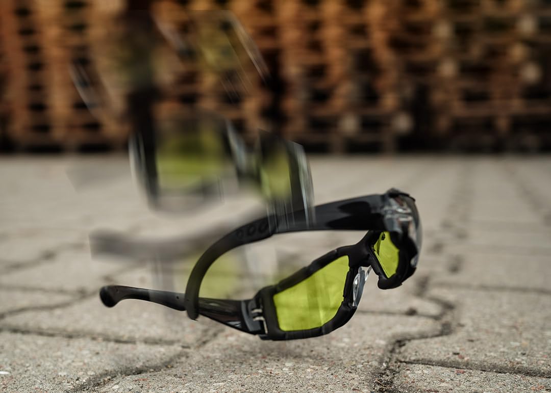 NEO TOOLS Protective Glasses with Foam Insert, UV Resistant and Side Protection in Various Designs