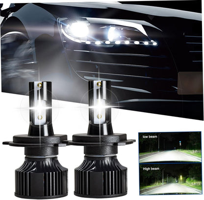 iplusmile 1paio Lampadine Led Auto Luce Abbagliante e Anabbagliante Impermeabili e Facili Da Installare Design Aeronautico Sostituzione e Upgrade Faro Auto