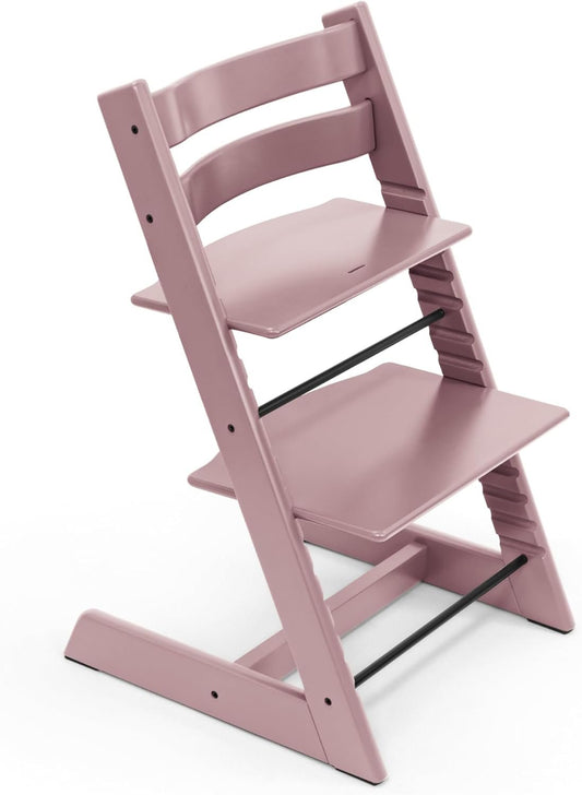 Tripp Trapp Chair from Stokke, Heather Mauve - Adjustable, Convertible Chair for Toddlers, Children & Adults - Convenient, Comfortable & Ergonomic - Classic Design