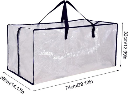 Large Moving Bags for Clothes, Foldable Storage Tote, Bedroom Clothes Storage Bags, Bedding Packing Totes, Heavy Duty Moving Bags 10pcs Foldable Totes for Efficient Packing and Organization