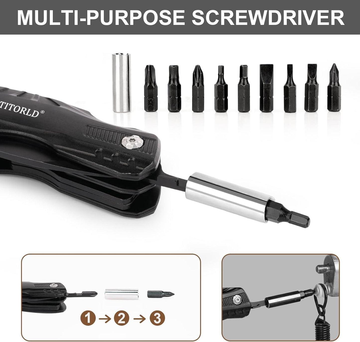 Gifts for Men Dad Him, Pocket Knife Multitool, Birthday Gifts for Men Him Dad, Cool Folding Knife, Unique Outdoor Camping Hiking Fishing Tools Gift Ideas, Cool Gadget