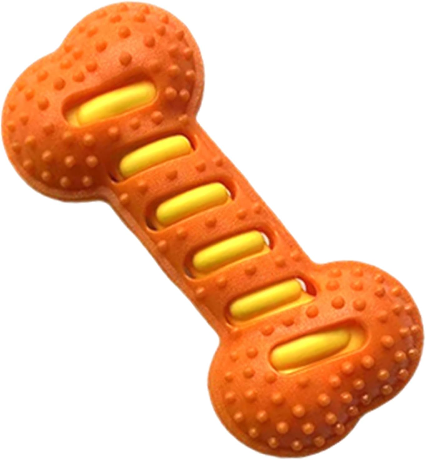 Generico Puppy Chew Toys for Teething, Bone Shape Dog Squeaky Toys, Interactive Pet Supplies for Indoor Play, Crate Training, Teething Relief, Cleaning, Safe & Durable Pet Chew Toys