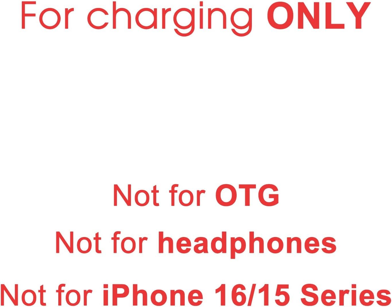 TechMatte USB C Female to Lightning Male Charging Adapter for iPhone, with E-Mark IC Anti-Lost Holder, Support PD Fast Charging, Not Support Headphones/Audio/OTG (2 Pack)