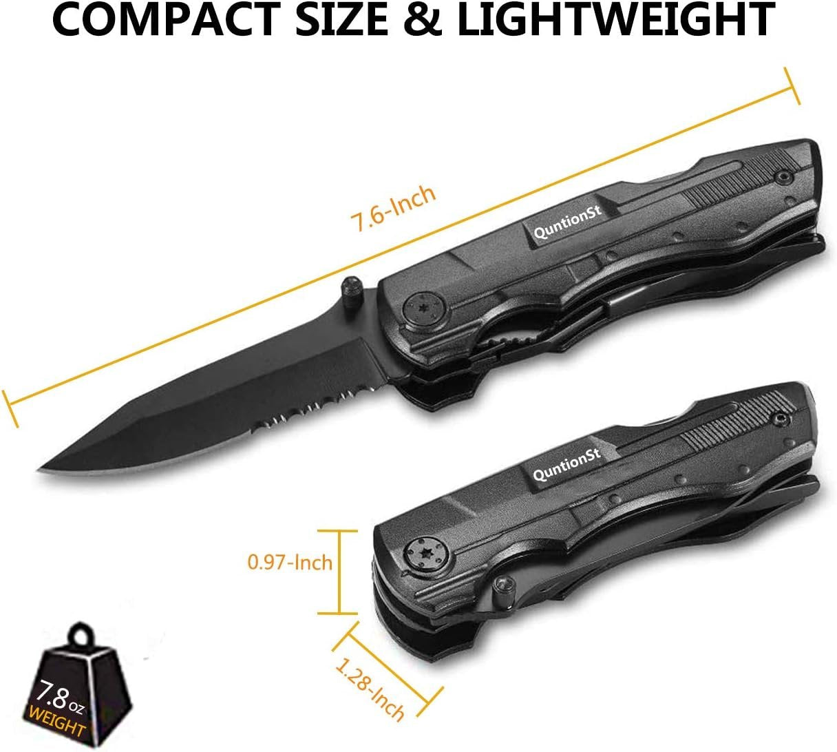 Pocket Multitool with Safety Locking Handy, Gifts for Men, 12 in 1 Multi Tool with Pliers Knife Bottle Opener Screwdriver Saw, Perfect for Outdoor, Survival, Camping, Hiking, Simple Repair