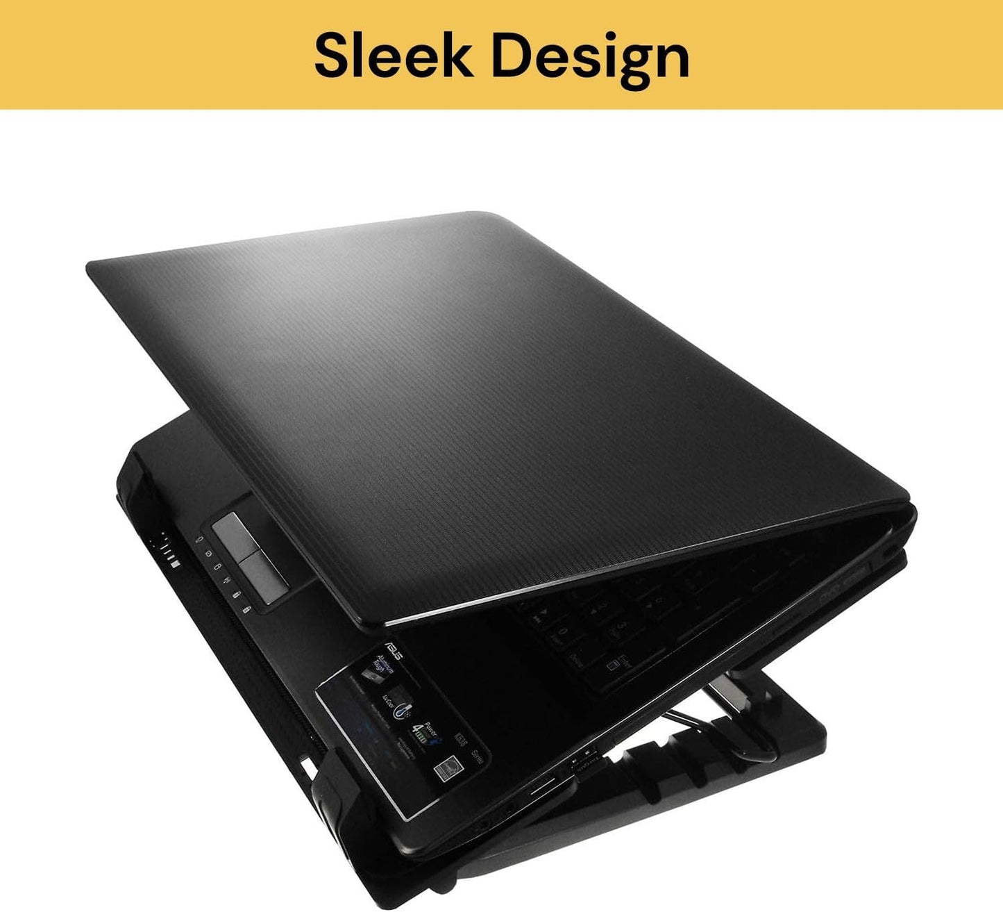 EZONEDEAL Laptop Cooler Cooling Pad Laptop Cooling Fan Cooling Stand USB Powered Silent Cooler Pad, Adjustable Notebook Cooler