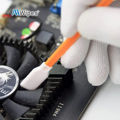 AAwipes Cleaning Swab Kit - Microfiber Knitted Polyester Sticks (5 Type) Lint Free for Printer, Gun, Optics Lens, Camera, Arts and Crafts, Automotive Detailing (FA501)