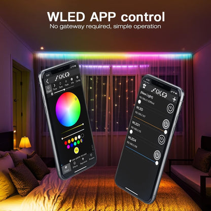 GLEDOPTO ESP32 WLED LED Strip Controller Mic UART Download Music Sound Dynamic Mode RGB IC DIY WiFi APP Control Easy Wiring for WS2811 WS2812 SK6812 TM1814 WS2813 WS2815 FCOB Addressable Strip Light