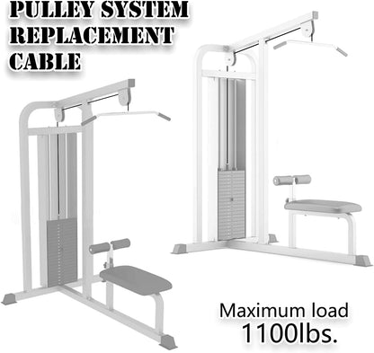 J Bryant Gym Machine Accessories for 5mm/6mm Cable Ball Stopper Interface Port Components Fitness Equipment Wire Rope Port Joint Replacement Parts for Home Gym Machine Use