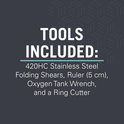 LEATHERMAN, Raptor Response Emergency Shears with Ring Cutter and Oxygen Tank Wrench, Made in The USA, Gray