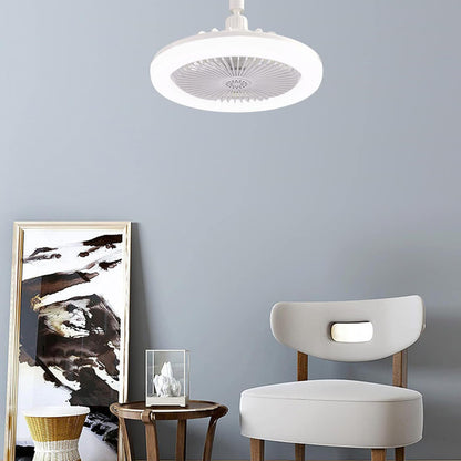 Cymwer Lampada della ventola di aromaterapia, luce del soffitto della ventola aroma con telecomando, a 3 velocità Dimmabile muto del vento Dimmabile for il dormitorio