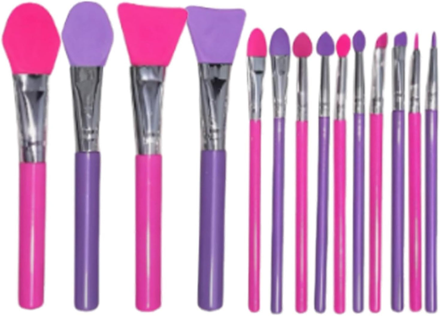 Silicone Makeup Brush, Lip Applicator Set, Eyeshadow Applying Kit, 5.51 Inches Versatile Cream Makeup Tool For Resin Epoxy Art Crafting And Beauty Accessories