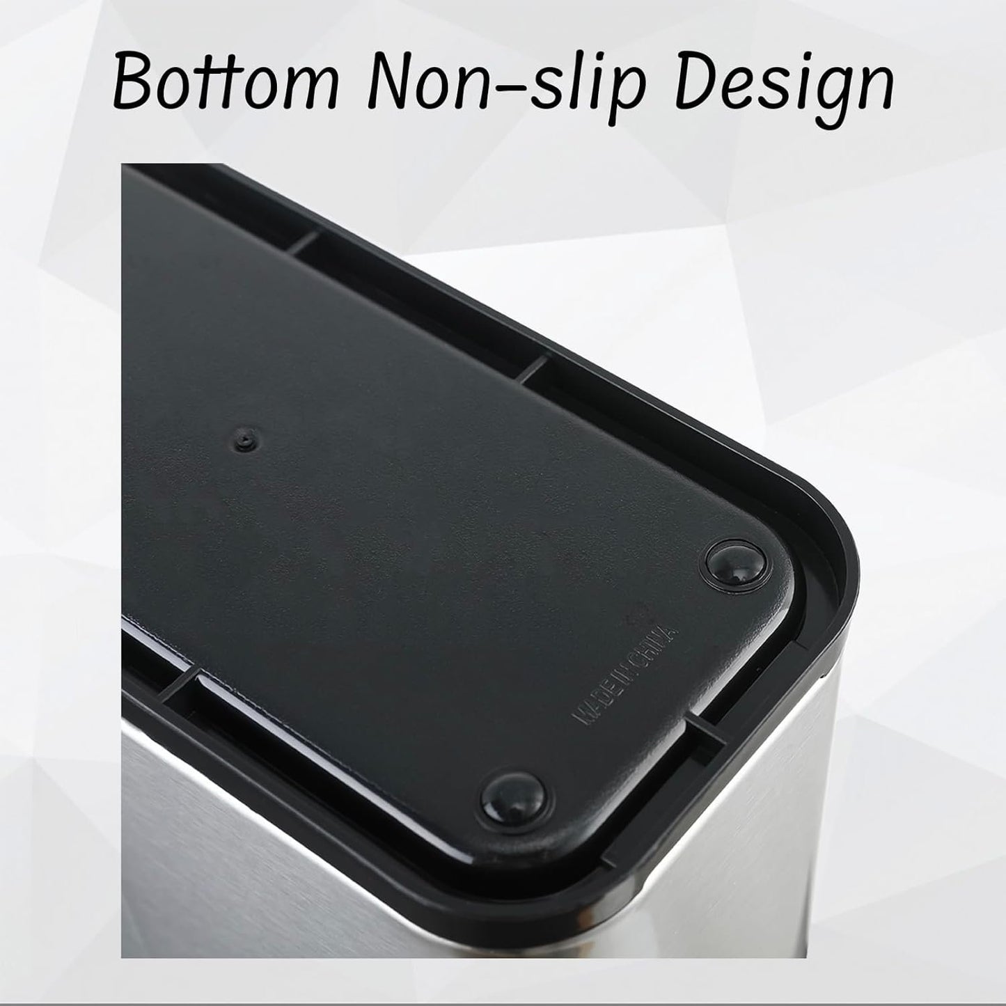 4-Compartment Stainless Steel Utensil Holder with Removable Tray, Anti-Slip, Quick-Dry Design, Rust-Proof Cutlery Organizer for Kitchen Countertop (18x8.6x13cm)