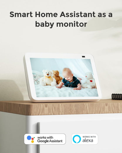 REOLINK Home Security Camera System, 3MP HD Plug-in Indoor WiFi Pan Tilt Pet Camera, Baby Monitor, Night Vision, 2 Way Talk, Smart Human/Pet Detection, Local microSD Card Storage, E1(2 Pack)