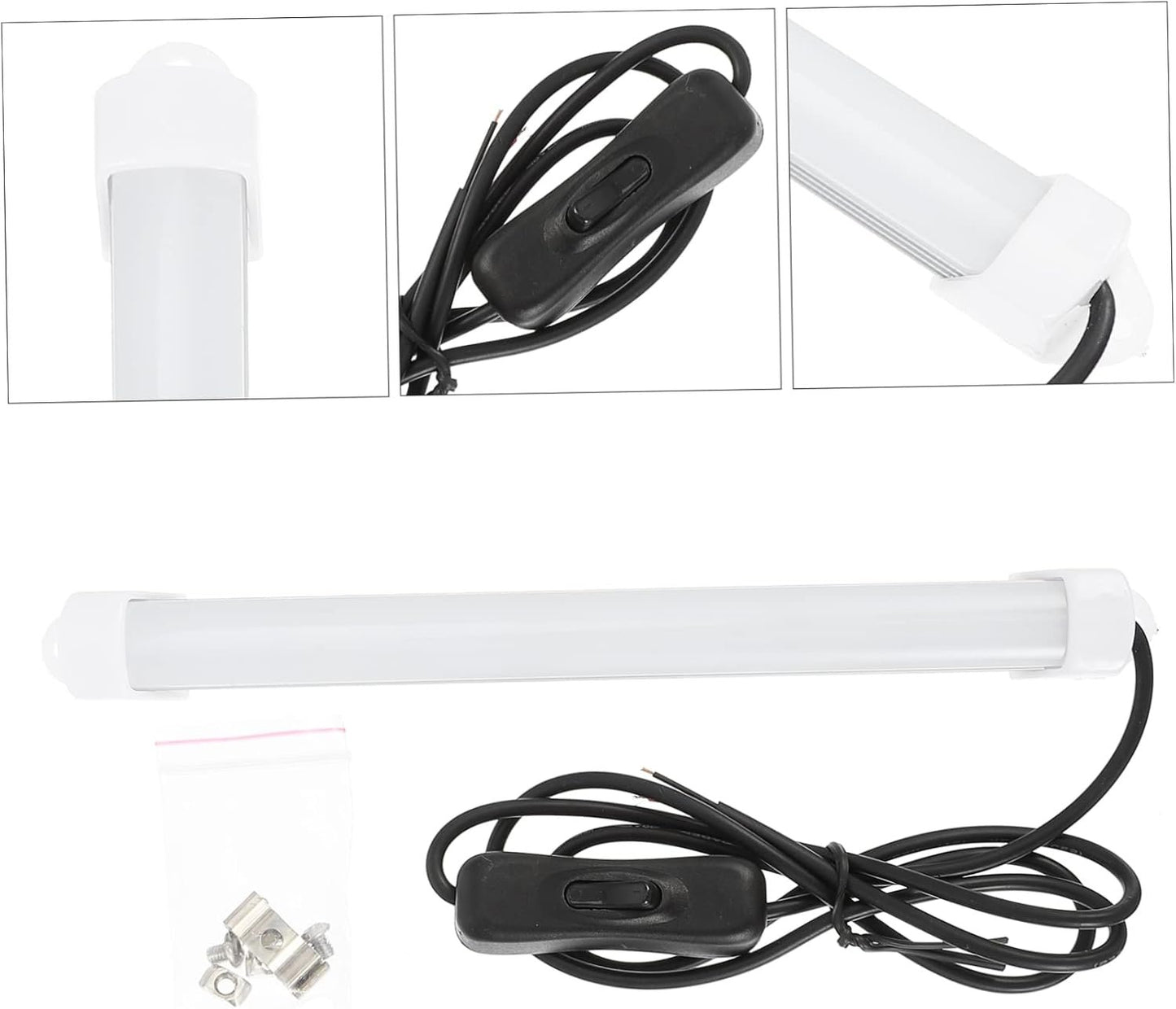 GLEAVI 1Set White LED Light Bar Kit Upgrade for Printer Accessories Non Dimmable Brightness for Night Printing Lighting